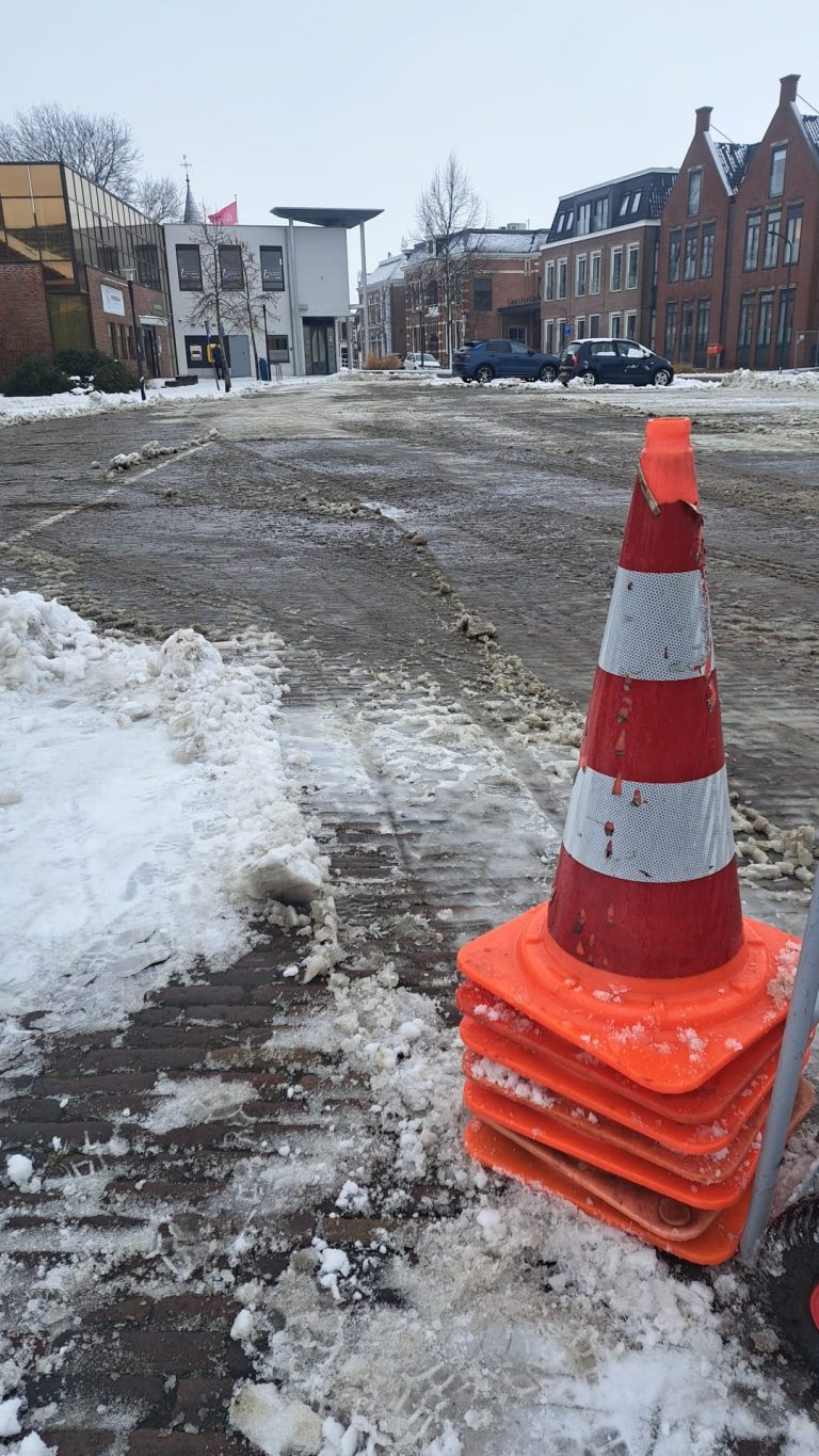 Winters weer in Balk